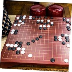 HONMEET 1 Set Go Piece Travel Decor Glass Chess Suit For Kids Classical Go Chess Pieces Grab And Go Games Black White Chess Pieces Porcelain Gobang Stone Go Ceramic Stone For Kids Mini -Folkmanis Toys Shop 51RkZeV8WLL