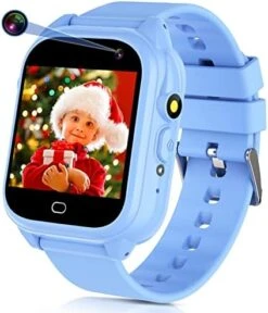 CMKJ Kids Smart Watch For Boys Girls Age 4-12 Boys Girls,with Camera 26 Games Video Music Player Pedometer Alarm Clock, Toddler Learning Educational Toys, 4 5 6 7 8 9 10 11 12 Years Children Gifts -Folkmanis Toys Shop 51Rsx2HkOL. AC