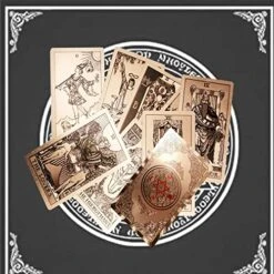 VOVCIG Tarot Cards With Guidebook Tarot Cards Deck Set,PVC Waterproof Tarot Cards Divination Tool For Beginners And Expert Readers(Rose Gold)… 17 VOVCIG Tarot Cards With Guidebook Tarot Cards Deck Set,PVC Waterproof Tarot Cards Divination Tool For Beginners And Expert Readers(Rose Gold)… -Folkmanis Toys Shop 51RtaeXGPyL