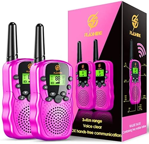 Walkie Talkies For Kids 2 Pack: Kids Birthday Gifts Toys For 3 4 5 6 7 8 9 10 Year Old Girls&Boys Pink Walkie Talkies 3 KM Long Range Kids Outdoor Camping Toys For Kids Ages 4-12 13 Walkie Talkies For Kids 2 Pack: Kids Birthday Gifts Toys For 3 4 5 6 7 8 9 10 Year Old Girls&Boys Pink Walkie Talkies 3 KM Long Range Kids Outdoor Camping Toys For Kids Ages 4-12 - Image 11