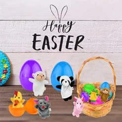 12 Pieces Easter Finger Puppets With Colorful Easter Eggs, Plush Animals Finger Puppets Easter Toys For Kids Easter Party Basket Stuffers, Easter Eggs Hunt Gift Exchange, Classroom Rewards 12 12 Pieces Easter Finger Puppets With Colorful Easter Eggs, Plush Animals Finger Puppets Easter Toys For Kids Easter Party Basket Stuffers, Easter Eggs Hunt Gift Exchange, Classroom Rewards -Folkmanis Toys Shop 51S0L30mefL