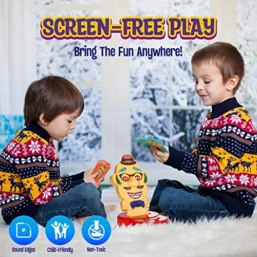 PlayRoute Funny Face Pop Up Game | Fun Board Game For Kids Ages 4-6-8 And Up | Preschool & Family Pop Up Toy Game For Girls And Boys 7 PlayRoute Funny Face Pop Up Game | Fun Board Game For Kids Ages 4-6-8 And Up | Preschool & Family Pop Up Toy Game For Girls And Boys - Image 5