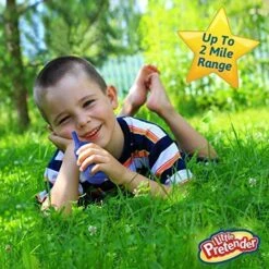 Little Pretender - 2 Pack Walkie Talkies For Kids, 2 Mile Range, 3 Channels, Includes Built In Flash Light | Kids Walkie Talkies | 2 Pack Walkie Talkie Kids, Girls, Boys -Folkmanis Toys Shop 51S5k4rsSFL