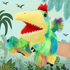 Cuteoy Dinosaur Hand Puppet T-Rex Animal Toy Role Play Toy Party Performance Imagination Game Role Play Storytelling Teaching Preschool Kids(Green) 20 Cuteoy Dinosaur Hand Puppet T-Rex Animal Toy Role Play Toy Party Performance Imagination Game Role Play Storytelling Teaching Preschool Kids(Green) -Folkmanis Toys Shop 51SAv98vxZL. AC