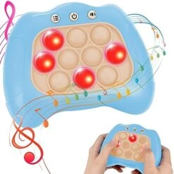 Quick Push Light-up Pop Game, Fidget Toys For Kids And Adults, Electronic Handheld Fast Push Bubble Game, Decompression Stress Relief Toys Gift For 3 4 5 6 7 8 9 Year Old Boys & Girls (Dark Blue) 17 Quick Push Light-up Pop Game, Fidget Toys For Kids And Adults, Electronic Handheld Fast Push Bubble Game, Decompression Stress Relief Toys Gift For 3 4 5 6 7 8 9 Year Old Boys & Girls (Dark Blue) -Folkmanis Toys Shop 51SE6nfB2XL. AC