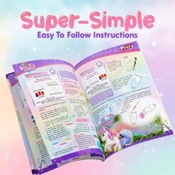 Playz Unicorn Slime & Crystals Science Kit Gift For Girls & Boys With 50+ STEM Experiments To Make Glow In The Dark Unicorn Poop, Snot, Fluffy Slime, Crystals, Putty, Arts & Crafts For Kids Age 8-12 9 Playz Unicorn Slime & Crystals Science Kit Gift For Girls & Boys With 50+ STEM Experiments To Make Glow In The Dark Unicorn Poop, Snot, Fluffy Slime, Crystals, Putty, Arts & Crafts For Kids Age 8-12 -Folkmanis Toys Shop 51SEF2SbzdL
