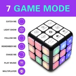 Brain Memory Game Cube|Four-in-one Electronic Handheld Game For Children|Colorful Flashing Lights|Fun Gift Toys For Aged 6-12 Children|Yudongli 9 Brain Memory Game Cube|Four-in-one Electronic Handheld Game For Children|Colorful Flashing Lights|Fun Gift Toys For Aged 6-12 Children|Yudongli -Folkmanis Toys Shop 51SIpICmIOL
