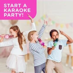 Move2Play, Kids Karaoke Microphone | Personalize With Jewel Stickers | Birthday Gift For Girls, Boys & Toddlers | Girls Toy Ages 3, 4-5, 6, 7, 8+ Years Old 12 Move2Play, Kids Karaoke Microphone | Personalize With Jewel Stickers | Birthday Gift For Girls, Boys & Toddlers | Girls Toy Ages 3, 4-5, 6, 7, 8+ Years Old -Folkmanis Toys Shop 51SUsbvHQxL