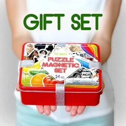 MAGDUM Set 54 Magnetic Puzzles For Kids Ages 3-5 - Toddler Puzzle - Travel Toys For Kids Ages 3-5 - Magnetic Travel Games Baby Puzzle Kids Puzzle Toys - Puzzle For Preschooler Magnet Puzzles Games