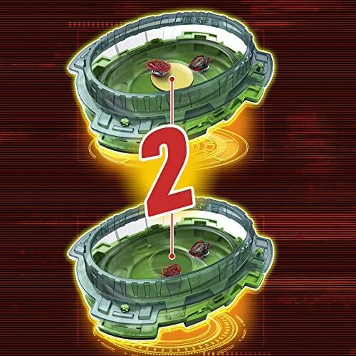 BEYBLADE Burst QuadDrive Interstellar Drop Battle Set, Set Stadium, 2 Battling Tops And 2 Launchers, Toys For 8 Year Old Boys & Girls & Up 6 BEYBLADE Burst QuadDrive Interstellar Drop Battle Set, Set Stadium, 2 Battling Tops And 2 Launchers, Toys For 8 Year Old Boys & Girls & Up - Image 4
