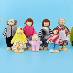 Vakitar Baby Theater Dolls Accessories Kids Toys,for Home,Children Gift Game Cartoon Finger Puppets(A Family Of 7) -Folkmanis Toys Shop 51Scxdu3KoL