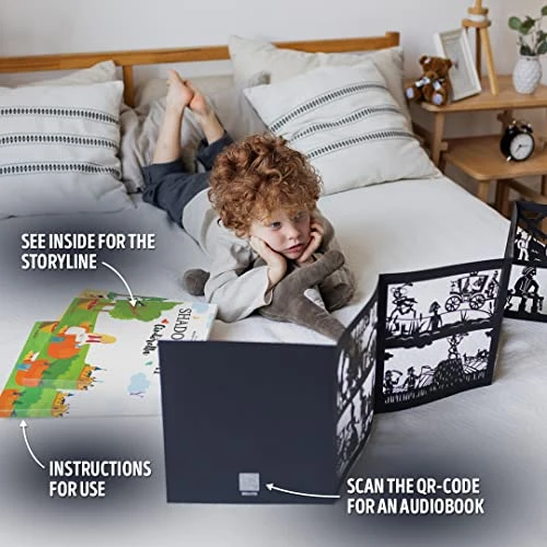 Shadow Play Cinderella Shadow Theater And Shadow Puppets Combo - Educational Toy, Montessori Preschool Learning Toys For Girls And Boys - Easter Birthday Gift Present 3 4 5 6 7 8 Year Old 4 Shadow Play Cinderella Shadow Theater And Shadow Puppets Combo - Educational Toy, Montessori Preschool Learning Toys For Girls And Boys - Easter Birthday Gift Present 3 4 5 6 7 8 Year Old - Image 2