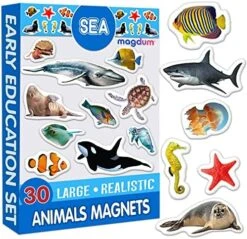 MAGDUM Zoo Magnetic Puzzles For Kids Ages 3-5 - Toddler Puzzle - Travel Toys For Kids Ages 3-5 - Magnetic Travel Games Baby Puzzle Kids Puzzle Toys - Puzzle For Preschooler Magnet Puzzles Games -Folkmanis Toys Shop 51ShRz5HiQL. AC