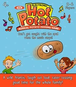 ALEX Toys Ideal Hot Potato Electronic Musical Passing Kids Party Game, Don’t Get Caught With The Spud When The Music Stops! Ages 4+, 2-6 Players, Brown 6 ALEX Toys Ideal Hot Potato Electronic Musical Passing Kids Party Game, Don’t Get Caught With The Spud When The Music Stops! Ages 4+, 2-6 Players, Brown -Folkmanis Toys Shop 51ShmT6HpES