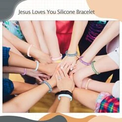 48 Pieces Jesus Loves You Bracelets Silicone Wristbands Religious Rubber Bracelets Colorful Christian Bracelet Bulk Jesus Bracelets For Kids Men Women Novelty Toys Party Favors 13 48 Pieces Jesus Loves You Bracelets Silicone Wristbands Religious Rubber Bracelets Colorful Christian Bracelet Bulk Jesus Bracelets For Kids Men Women Novelty Toys Party Favors -Folkmanis Toys Shop 51SlZGScUsL