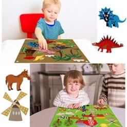 Craftstory Farm Animals Dinosaur Stories Felt Board For Toddlers Preschool Learning Activities, Classroom Must Have Sensory Wall Craft Toy Gifts For Toddlers Homeschool Supplies, 3 Pack -Folkmanis Toys Shop 51SpSYxcoFL