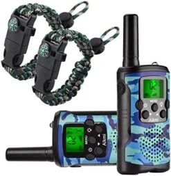 Walkie Talkies For Kids 22 Channel 2 Way Radio 3 Miles Long Range Handheld Walkie Talkies Durable Toy Best Birthday Gifts For 6 Year Old Boys And Girls Fit Adventure Game Camping (Green Camo 1) -Folkmanis Toys Shop 51SxF46JRPL. AC