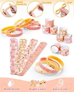 Sinasasspel Groovy Party Favors Set For Kids Adults Hippie Boho Silicone Bracelets Slap Bracelets Assortment Hippie Party Supplies Daisy Birthday Decorations(24 Count) 9 Sinasasspel Groovy Party Favors Set For Kids Adults Hippie Boho Silicone Bracelets Slap Bracelets Assortment Hippie Party Supplies Daisy Birthday Decorations(24 Count) -Folkmanis Toys Shop 51T8ltBOnVL