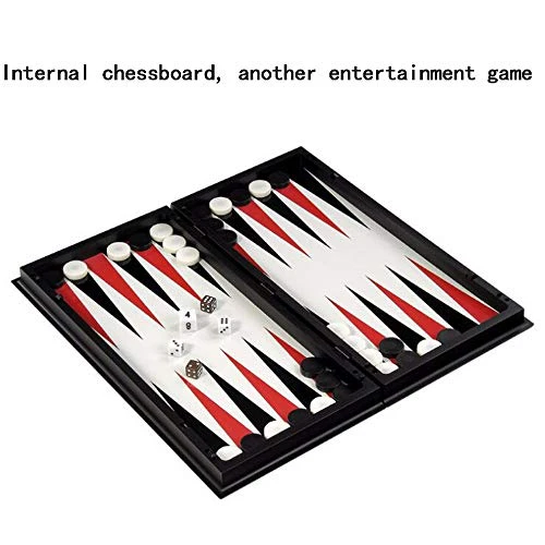 Chess ZCQS Chess Set 9.8 X9.8 Inches 3 In 1 Magnetic Travel Chess Set Checkers Toys Gift Chess Boards Game Set Backgammon Set With Folding Chess Board Educational Toys For Kids And Adults 7 Chess ZCQS Chess Set 9.8 X9.8 Inches 3 In 1 Magnetic Travel Chess Set Checkers Toys Gift Chess Boards Game Set Backgammon Set With Folding Chess Board Educational Toys For Kids And Adults - Image 5