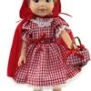 American Fashion World Little Red Riding Hood Dress For 14-Inch Dolls | Premium Quality & Trendy Design | Dolls Clothes | Outfit Fashions For Dolls For Popular Brands -Folkmanis Toys Shop 51TO5Ei3RUL