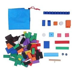 120 PCS Dominoes Set Smooth Surface Bulk Dominoes Racing Tiles Games Toy Wooden Building Blocks Bulk Dominoes Racing Tile Games With Extra Storage Bag (Domino Building Blocks)