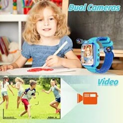 Kids Smart Watch For Girls Boys Ages 3-12 Years,Toddler Wrist Watch Mp3 Music Player 14 Puzzle Games With Dual Cameras Video Player/Recorder Pedometer Torch Children Birthday Festival Gifts Toys 13 Kids Smart Watch For Girls Boys Ages 3-12 Years,Toddler Wrist Watch Mp3 Music Player 14 Puzzle Games With Dual Cameras Video Player/Recorder Pedometer Torch Children Birthday Festival Gifts Toys -Folkmanis Toys Shop 51TRIabKNnL