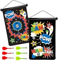 HearthSong Double-Sided Magnetic Canvas Kids' Target Game For Portable Play, Includes Six Magnetic Darts (Sports) 16 HearthSong Double-Sided Magnetic Canvas Kids' Target Game For Portable Play, Includes Six Magnetic Darts (Sports) -Folkmanis Toys Shop 51TUi0WPYvL. AC