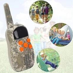 Hsility Walkie Talkies For Kids 2 Way Radio With LED Light 16 Channels 3 Miles Range Walkie Talkie For Outside Camping And Hiking -Folkmanis Toys Shop 51TWzPjljaL