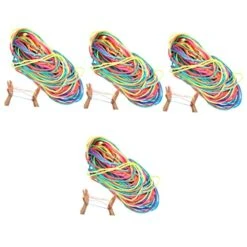 Jojofuny 80 Pcs Flip Rope Toys For Children Bouncy Toy Finger Hand String Game Cats Cradle String Finger String Toy For Fun Special Rope Rope Cloth Pupils Cats Cradle String Toy