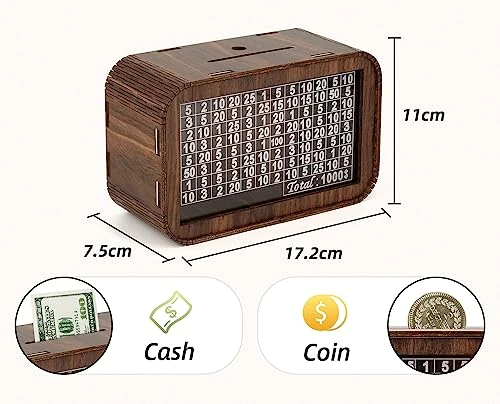 Giftota Wooden Piggy Bank For Boys Girls, Cash Coin Can For Kids, Coin Money Bank For Children, Saving Bank Box Toy Idea Gift For Birthday, Christmas, Baby Shower, Children's Day 4 Giftota Wooden Piggy Bank For Boys Girls, Cash Coin Can For Kids, Coin Money Bank For Children, Saving Bank Box Toy Idea Gift For Birthday, Christmas, Baby Shower, Children's Day - Image 2