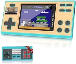 EASEGMER Handheld Games For Kids, Built-in 198 Retro FC Video Games, 3 Inch Portable Video Games Player Best Kids Electronic Gift Toys For Boys Ages 4-12 (Pink) -Folkmanis Toys Shop 51Tkh9LtHRL. AC