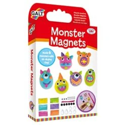 Galt Toys, Monster Magnets, Craft Kit For Kids, Ages 6 Years Plus Multicolor 1005422