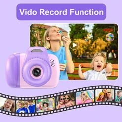Goopow Mini Kids Camera Toys For 3 4 5 6 7 8 Year Old Girls Boys, Toddler Children Digital Video Camcorder Camera, Best Chritmas Birthday Festival Gift For Kids - 32G SD Card Included -Folkmanis Toys Shop 51U3Hh3agCL