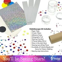 Pinwheel Crafts Kaleidoscope Kit For Kids - DIY Colorful Kaleidoscope Toy Educational Science Kit With Glowing Stars, Kids Crafts And STEM Building Toys, Arts And Crafts Science Experiments 10 Pinwheel Crafts Kaleidoscope Kit For Kids - DIY Colorful Kaleidoscope Toy Educational Science Kit With Glowing Stars, Kids Crafts And STEM Building Toys, Arts And Crafts Science Experiments -Folkmanis Toys Shop 51UCzy7jMvL
