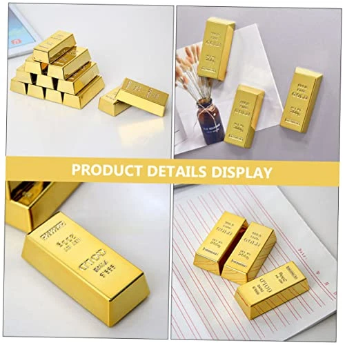 Totority 24 Pcs Good Bao Bullion Gift Game Doorstop Magnet Decorations Luck Ornament Prop Playthings Brick Party Realistic Christmas Ingots Decor Movie Xx Home Yuan Nativity Simulated X 6 Totority 24 Pcs Good Bao Bullion Gift Game Doorstop Magnet Decorations Luck Ornament Prop Playthings Brick Party Realistic Christmas Ingots Decor Movie Xx Home Yuan Nativity Simulated X - Image 4