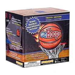 Zobmondo!! GoHoops Basketball Dice Game, Play Basketball Anywhere With Fun, Portable Custom Dice Set For Adults And Kids Ages 6+
