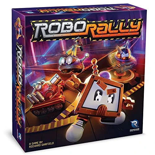 Renegade Game Studios | Robo Rally | Strategy Board Game For 2-6 Players, Ages 12+ With 6 Pre-Painted Robot Miniatures 3 Renegade Game Studios | Robo Rally | Strategy Board Game For 2-6 Players, Ages 12+ With 6 Pre-Painted Robot Miniatures