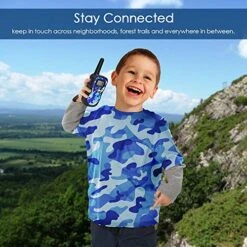 Huaker Kids Walkie Talkies,3 Pack 22 Channels 2 Way Radio Toy With Flashlight And LCD Screen,3 Miles Range Walkie Talkies For Kids Outside Adventures, Camping, Hiking -Folkmanis Toys Shop 51UOBnTkZUL