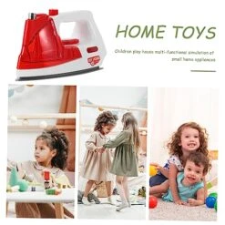 TIDTALEO 1pc Simulation Electric Iron Educational Power Washers Electric Powered Tiny Washing Machine Pretend Play Role Play For Toddlers Steam Iron Steam Props -Folkmanis Toys Shop 51UY2vAPfGL