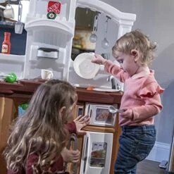 Step2 Fun With Friends Kids Kitchen, Indoor/Outdoor Play Kitchen Set, Toddlers 2 – 10 Years Old, 25 Piece Kitchen Toy Set, Easy To Assemble, Tan -Folkmanis Toys Shop 51UdUQrNcyL