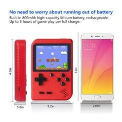 Handheld Retro Game Console - 400 In 1 Classical FC Games, Support For Connecting TV & Two Players Portable 2.8-Inch Screen Video Game For Adults & Kids Retro Toys By GRABOTE -Folkmanis Toys Shop 51Uf1MFnkdL