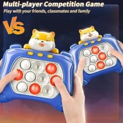 TEMI Pop Fidget Push Game, Handheld Game For Kids 6-8, Squeeze Sensory Push Bubble Stress Light Up Toy, Birthday Gifts For 8-12 Year Old Boys, Girls, Teens 10 TEMI Pop Fidget Push Game, Handheld Game For Kids 6-8, Squeeze Sensory Push Bubble Stress Light Up Toy, Birthday Gifts For 8-12 Year Old Boys, Girls, Teens -Folkmanis Toys Shop 51UgsLQnbrL