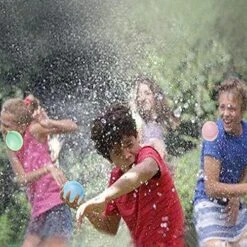 Reusable Water Balloons For Kids Adults 16 Balls, Self-Sealing Silicone Water Balloons Quick Fill Water Splash Balls, Summer Fun Outdoor Toys For Kids Ages 3+, Pool Toys, Water Park, Summer Party -Folkmanis Toys Shop 51UipEJ27DL