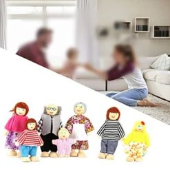 Vakitar Baby Theater Dolls Accessories Kids Toys,for Home,Children Gift Game Cartoon Finger Puppets(A Family Of 7) -Folkmanis Toys Shop 51Uo2RDTuiL