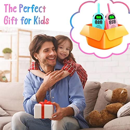 Walkie Talkies For Kids: 2 Pack Rechargeable Kids Walkie Talkies, Long Range 22 Channels 2 Way Radio Kids Toy Gift For 3-12 Year Old Boy Girl Toddlers 7 Walkie Talkies For Kids: 2 Pack Rechargeable Kids Walkie Talkies, Long Range 22 Channels 2 Way Radio Kids Toy Gift For 3-12 Year Old Boy Girl Toddlers - Image 5