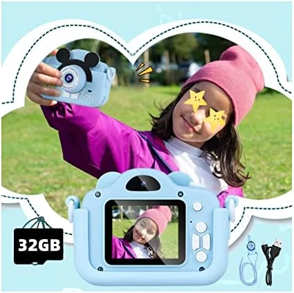 KOWVOWZ Kids Selfies Camera Toys 20MP For 3-9 Year Old Boys And Girls With 32GB SD Card (Pink) 8 KOWVOWZ Kids Selfies Camera Toys 20MP For 3-9 Year Old Boys And Girls With 32GB SD Card (Pink) - Image 6