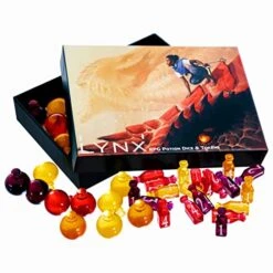 Lynx 15 DND Healing Potion Tokens And Each Potion Level Has A Color Matching D4 Dice Set To Easily Track & Roll For Your D&D Potions - Dungeons And Dragons Role Playing Gift RPG Accessories Markers