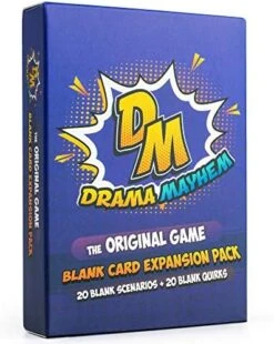 Drama Mayhem Family-Friendly Role Playing Card Game - Funny Charades Card Game For Parents And Kids, Families, & Friends - For Fun Game Nights, Parties, Birthdays, Holidays,Group Events And Activities -Folkmanis Toys Shop 51V6Tw XvgL. AC