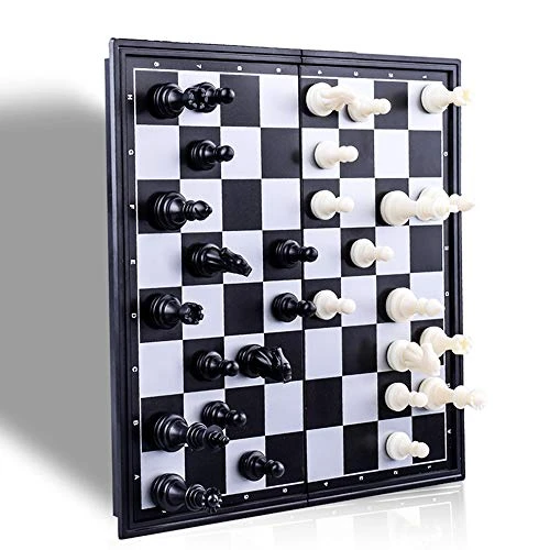 Chess ZCQS Chess Set 9.8 X9.8 Inches 3 In 1 Magnetic Travel Chess Set Checkers Toys Gift Chess Boards Game Set Backgammon Set With Folding Chess Board Educational Toys For Kids And Adults 5 Chess ZCQS Chess Set 9.8 X9.8 Inches 3 In 1 Magnetic Travel Chess Set Checkers Toys Gift Chess Boards Game Set Backgammon Set With Folding Chess Board Educational Toys For Kids And Adults - Image 3
