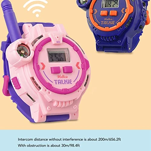 LBEC Kids Walkie Talkies Clock, Rechargeable Low Noise Outdoor Walky Talky Clock With Antenna 6 LBEC Kids Walkie Talkies Clock, Rechargeable Low Noise Outdoor Walky Talky Clock With Antenna - Image 4